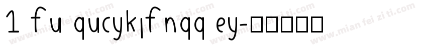 1 fu qucykpfnqq ey字体转换